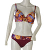 COSTUME DONNA RAGAZZA BIKINI FERRETTO PREFORMATO LACCETTI FANTASIA MARCA LINEA SPRINT ART. AMALIA