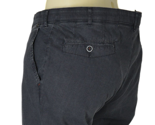 PANTALONI UOMO ZIP GANCIO TASCHE LEGGERI REGULAR FIT MARCA LUIGI MORINI ART. MANNHEIM4262 DR4
