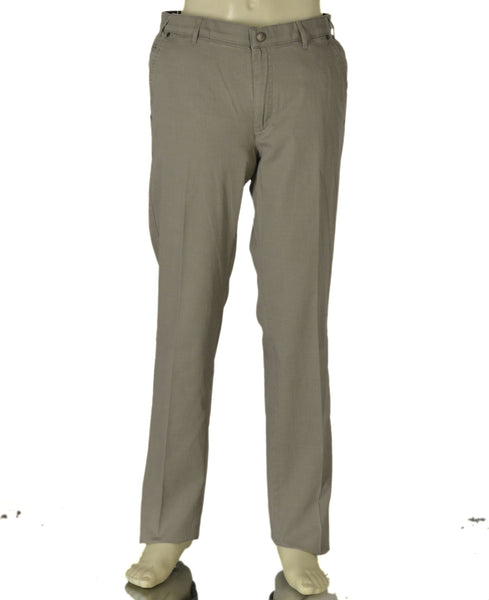PANTALONI UOMO ZIP GANCIO TASCHE LEGGERI REGULAR FIT MARCA LUIGI MORINI ART. MANNHEIM4262 DR4