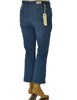 JEANS DONNA ZIP BOTTONE TASCHE ZAMPA LEGGERO MORBIDO MARCA FLAVIA COSTANTI ART. FC9105