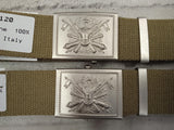 Cintura multi arma con fibbia in metallo logo in rilievo marca SBB