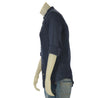 CAMICIA UOMO LINO BOTTONI MANICA LUNGA COREANA TASCHINO MORBIDA LEGGERA MARCA X-CAPE ART. REY