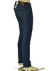 JEANS UOMO ZIP BOTTONE CINQUE TASCHE SCURO SLIM TAPARED MARCA LEE ART. LUKE