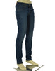JEANS UOMO ZIP BOTTONE CINQUE TASCHE SCURO SLIM TAPARED MARCA LEE ART. LUKE