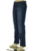 JEANS UOMO ZIP BOTTONE CINQUE TASCHE SCURO REGULAR STRAIGHT MARCA LEE ART. DAREN