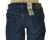 JEANS UOMO ZIP BOTTONE CINQUE TASCHE SCURO REGULAR STRAIGHT MARCA LEE ART. DAREN