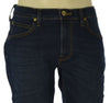 JEANS UOMO ZIP BOTTONE CINQUE TASCHE SCURO SLIM TAPARED MARCA LEE ART. LUKE
