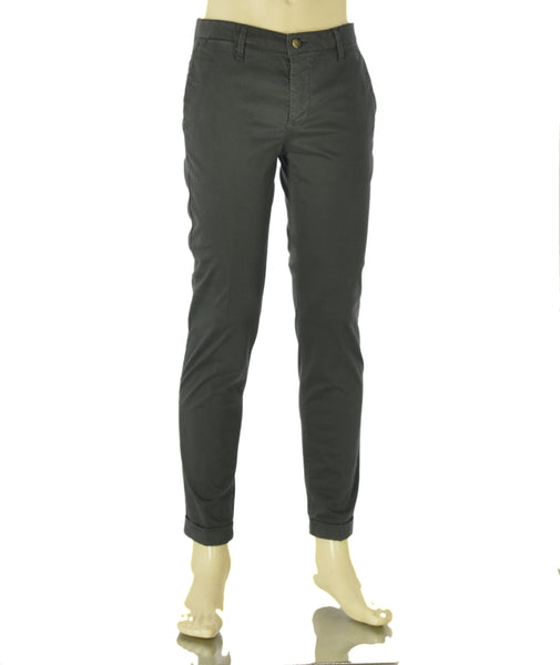 PANTALONE UOMO ZIP BOTTONE TASCHE MORBIDO SKINNY MARCA PI.ZETA.ONE ART.PVZ156/32047