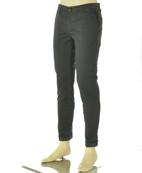 PANTALONE UOMO ZIP BOTTONE TASCHE MORBIDO SKINNY MARCA PI.ZETA.ONE ART.PVZ156/32047