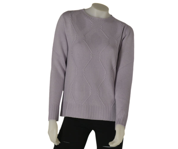 MAGLIONE DONNA GIROCOLLO POLSINI FASCIA LAVORAZIONE MARCA RIVA TRICOT ART. S915619