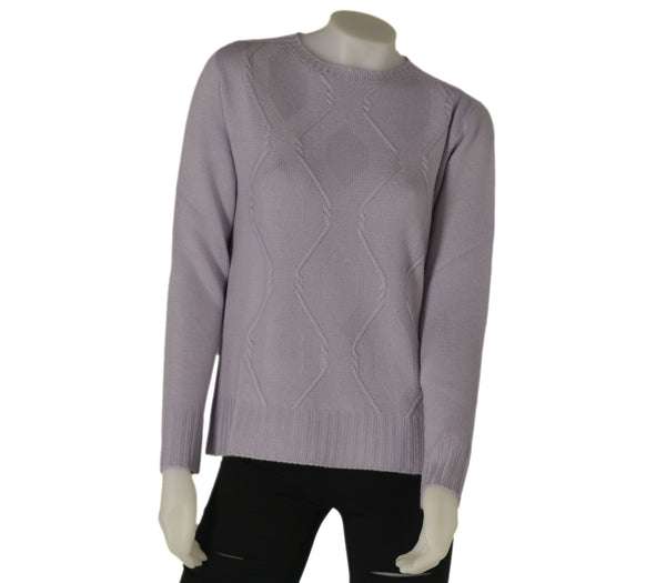 MAGLIONE DONNA GIROCOLLO POLSINI FASCIA LAVORAZIONE MARCA RIVA TRICOT ART. S915619