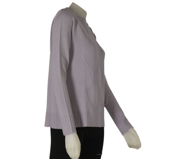 MAGLIONE DONNA GIROCOLLO POLSINI FASCIA LAVORAZIONE MARCA RIVA TRICOT ART. S915619