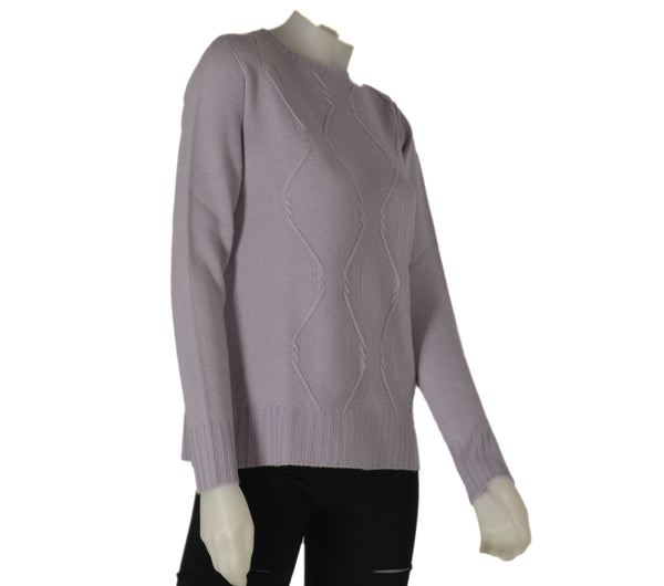 MAGLIONE DONNA GIROCOLLO POLSINI FASCIA LAVORAZIONE MARCA RIVA TRICOT ART. S915619