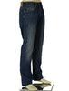 JEANS UOMO ZIP BOTTONE TASCHE SCURO STRAIGHT MARCA GAS ART. MORRIS