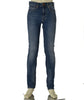 JEANS UOMO ZIP BOTTONE TASCHE CHIARI SKINNY MARCA GAS ART. SAX