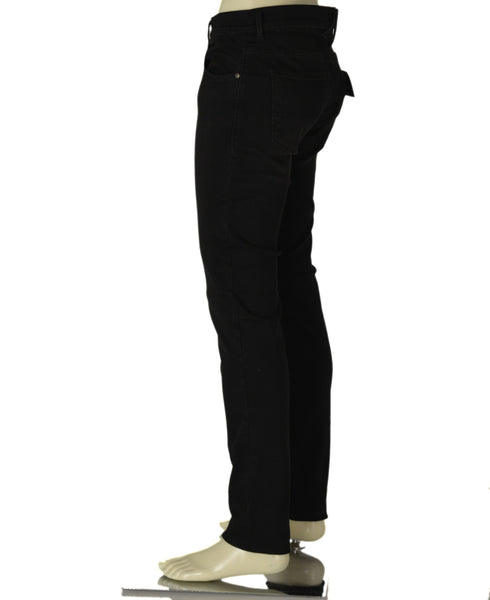 JEANS UOMO ZIP BOTTONE TASCHE CLASSICO NERO MARCA HOLIDAY ART. GENY