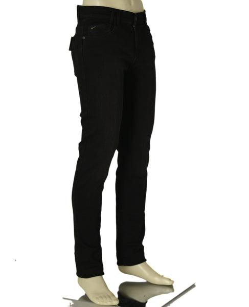 JEANS UOMO ZIP BOTTONE TASCHE CLASSICO NERO MARCA HOLIDAY ART. GENY