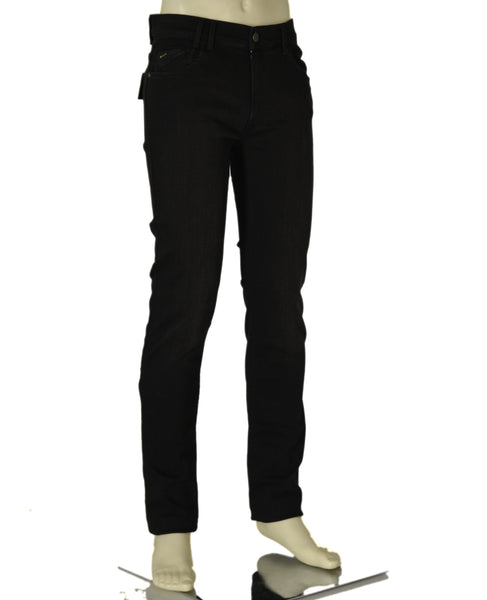 JEANS UOMO ZIP BOTTONE TASCHE CLASSICO NERO MARCA HOLIDAY ART. GENY