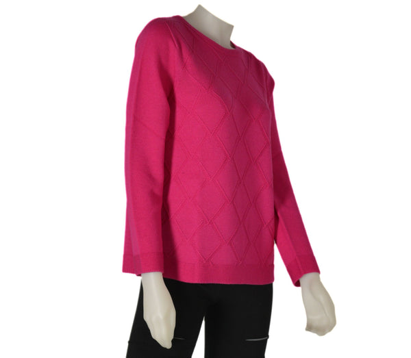 MAGLIONE DONNA LANA GIROCOLLO POLSINI FASCIA LAVORAZIONE MARCA RIVA TRICOT ART. S915604