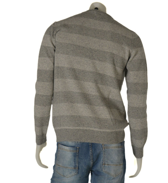 MAGLIONE UOMO RAGAZZO GIROCOLLO RIGHE ART. 22.3448 MARCA RE DEL MARE