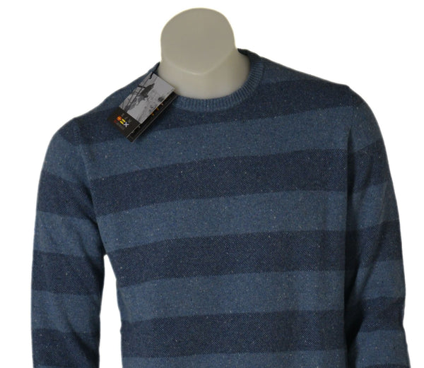 MAGLIONE UOMO RAGAZZO GIROCOLLO RIGHE ART. 22.3448 MARCA RE DEL MARE