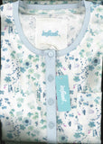 CAMICIA DA NOTTE DONNA TERMO COTONE FIORI TASCHINO MARCA INFIORE ART. WNG1680