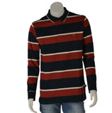 POLO UOMO RAGAZZO RIGHE SPACCHI POLSINI MARCA LOSAN ART. 0101-23013