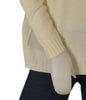 MAGLIONE DONNA LANA DOLCEVITA POLSINI FASCIA LUREX MARCA RIVA TRICOT ART. S915636