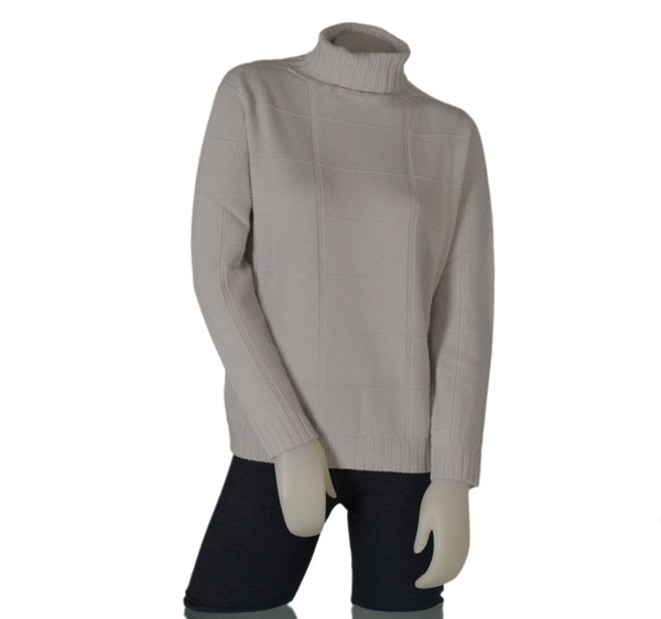 MAGLIONE DONNA LANA DOLCEVITA POLSINI FASCIA LAVORAZIONE MARCA RIVA TRICOT ART. S915607A
