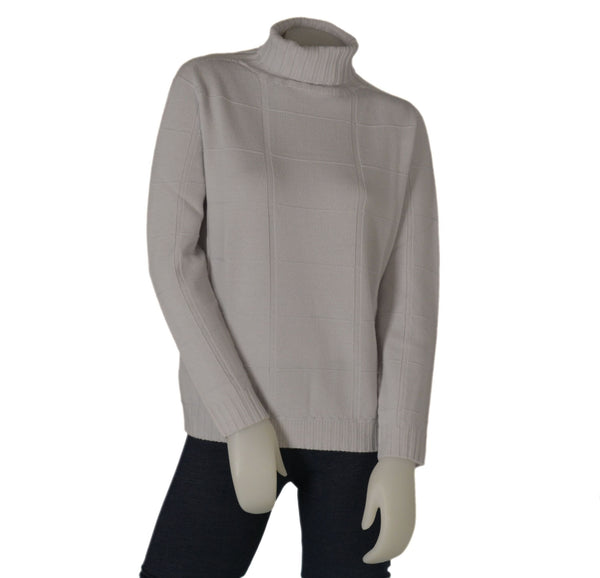 MAGLIONE DONNA LANA DOLCEVITA POLSINI FASCIA LAVORAZIONE MARCA RIVA TRICOT ART. S915607A