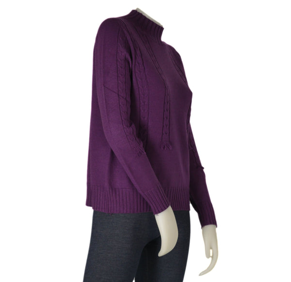 MAGLIONE DONNA POLSINI FASCIA LAVORAZIONE MARCA RIVA TRICOT ART. S915455