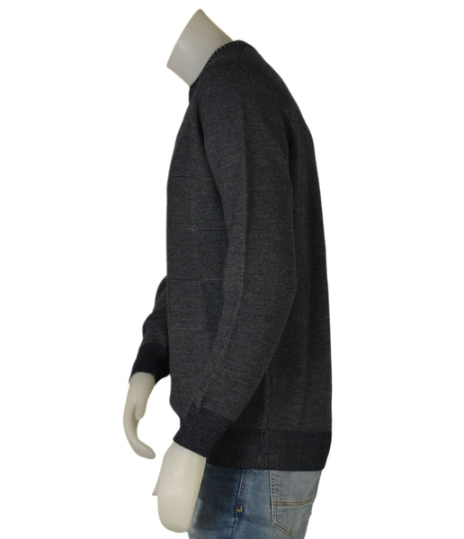 MAGLIONE UOMO GIROCOLLO POLSINI FASCIA RASATO MARCA SPORTING MARE ART. 1950/80