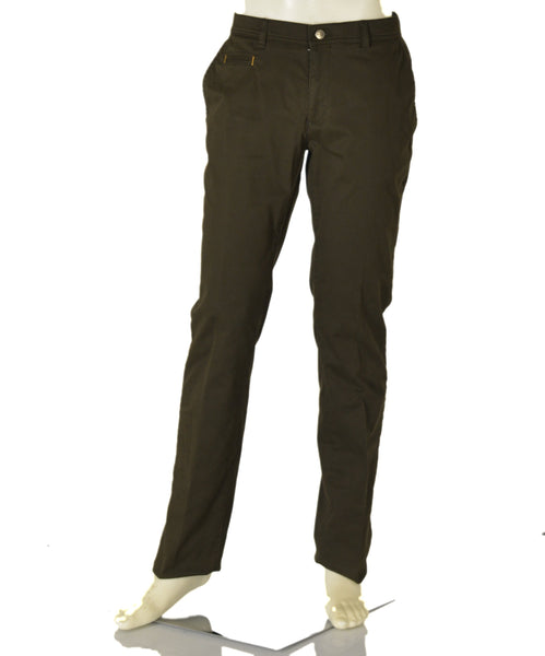 PANTALONI UOMO ZIP BOTTONE CINQUE TASCHE OPERATO MARCA LUIGI MORINI ART. GALLINO