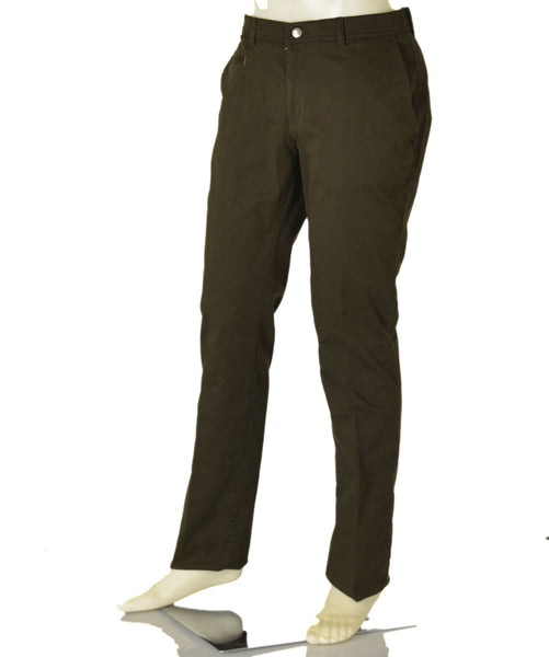 PANTALONI UOMO ZIP BOTTONE CINQUE TASCHE OPERATO MARCA LUIGI MORINI ART. GALLINO