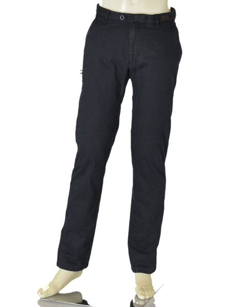 PANTALONI UOMO ZIP BOTTONE GANCIO CINQUE TASCHE MARCA LUIGI MORINI ART. 41-0429/11