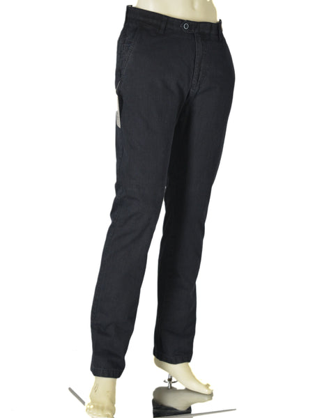 PANTALONI UOMO ZIP BOTTONE GANCIO CINQUE TASCHE MARCA LUIGI MORINI ART. 41-0429/11