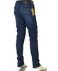 PANTALONI UOMO ZIP BOTTONE CINQUE TASCHE JEANS MODERN FIT MARCA SEA BARRIER ART. BARRIC-88