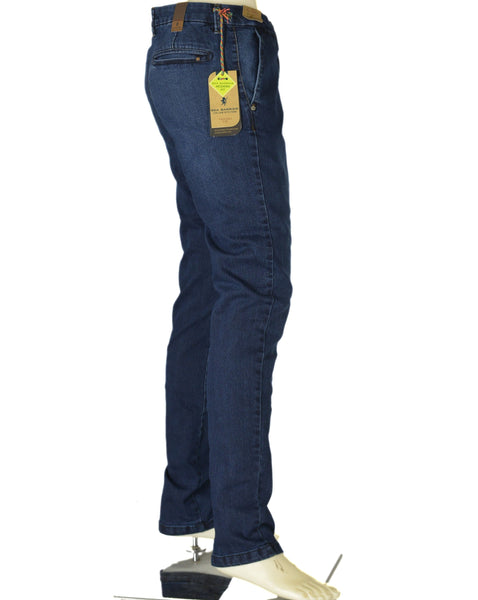 PANTALONI UOMO ZIP BOTTONE CINQUE TASCHE JEANS MODERN FIT MARCA SEA BARRIER ART. BARRIC-88