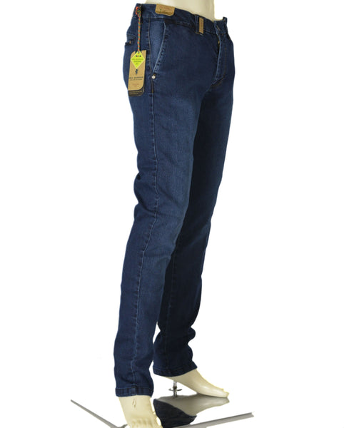 PANTALONI UOMO ZIP BOTTONE CINQUE TASCHE JEANS MODERN FIT MARCA SEA BARRIER ART. BARRIC-88