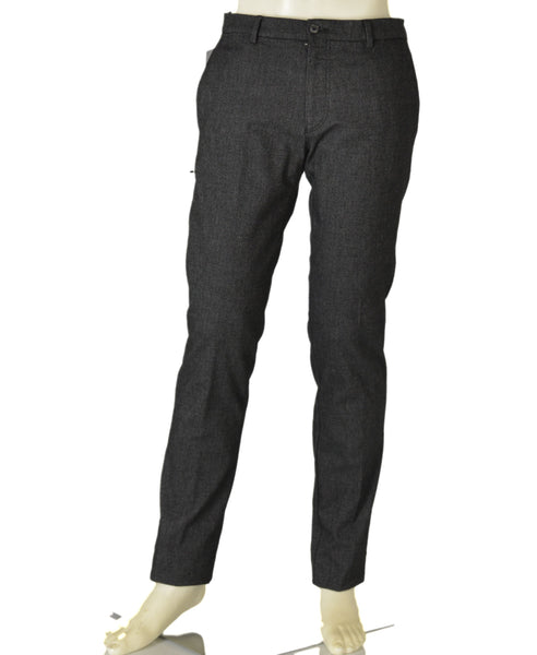 PANTALONI UOMO BOTTONE ZIP CINQUE TASCHE LAVORATO MARCA BUGATTI ART. 46112