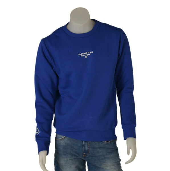 FELPA UOMO RAGAZZO GIROCOLLO CALDA MARCA U.S. GRAND POLO ART. USF895