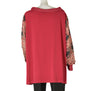 CASACCA DONNA CONFORMATA GIROCOLLO NODO VOILE FANTASIA SPACCHETTI MARCA DIVA ART. 3342