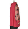 CASACCA DONNA CONFORMATA GIROCOLLO NODO VOILE FANTASIA SPACCHETTI MARCA DIVA ART. 3342