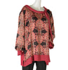 CASACCA DONNA CONFORMATA GIROCOLLO NODO VOILE FANTASIA SPACCHETTI MARCA DIVA ART. 3342