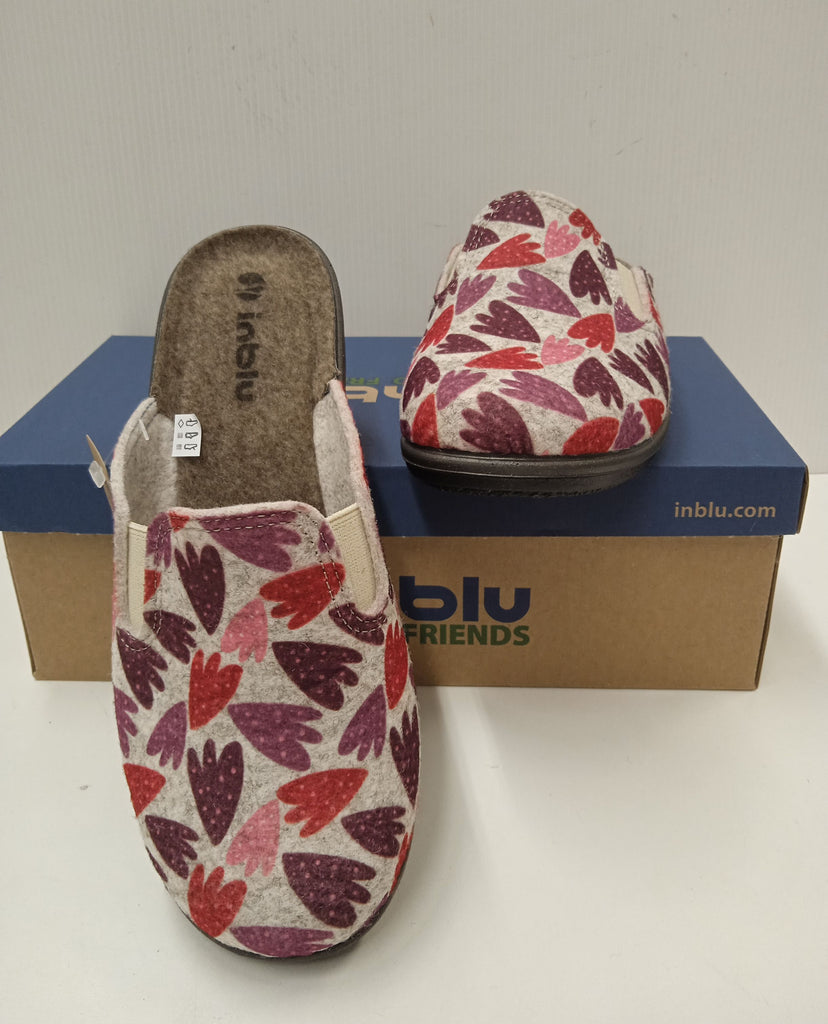 Pantofole ECOFRIENDS con applicazioni a cuore - CS37 colore menta Pantofole ECOFRIENDS con applicazioni a cuore - CS37 colore menta