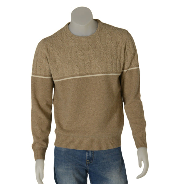 MAGLIONE UOMO RAGAZZO GIROCOLLOTRECCE MARCA SPORTING MARE ART. 2020/80