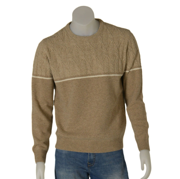 MAGLIONE UOMO RAGAZZO GIROCOLLOTRECCE MARCA SPORTING MARE ART. 2020/80