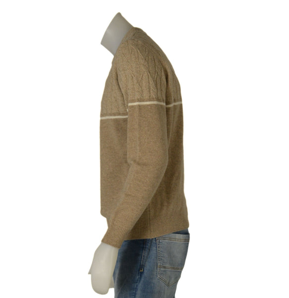 MAGLIONE UOMO RAGAZZO GIROCOLLOTRECCE MARCA SPORTING MARE ART. 2020/80