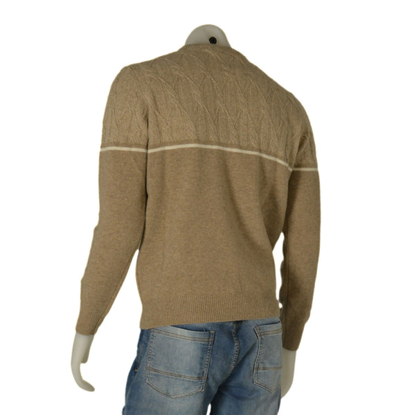 MAGLIONE UOMO RAGAZZO GIROCOLLOTRECCE MARCA SPORTING MARE ART. 2020/80
