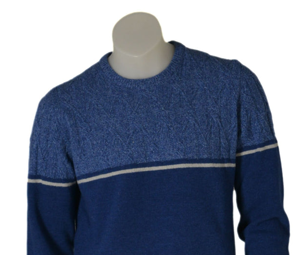 MAGLIONE UOMO RAGAZZO GIROCOLLOTRECCE MARCA SPORTING MARE ART. 2020/80